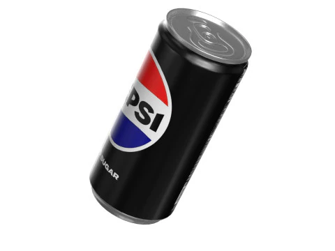 Pepsi Zero Drink Can Slim 190ml 01 3D Model