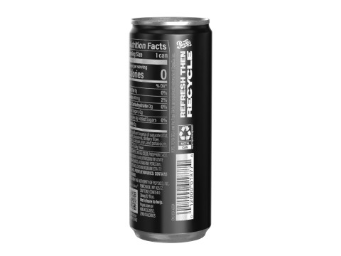 Pepsi Zero Drink Can Slim 250ml 02 Model 3D