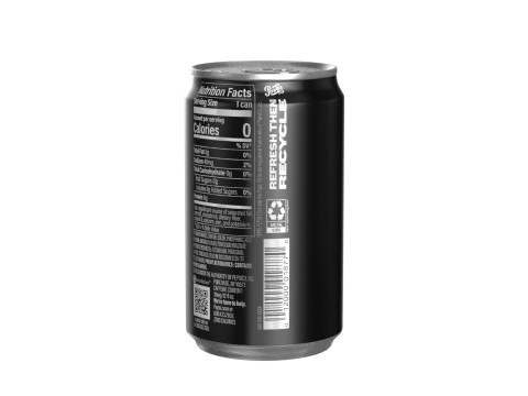 Pepsi Zero Drink Can Sleek 200ml 03 3D 模型