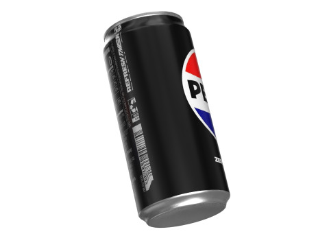 Pepsi Zero Drink Can Sleek 250ml 04 3Dモデル