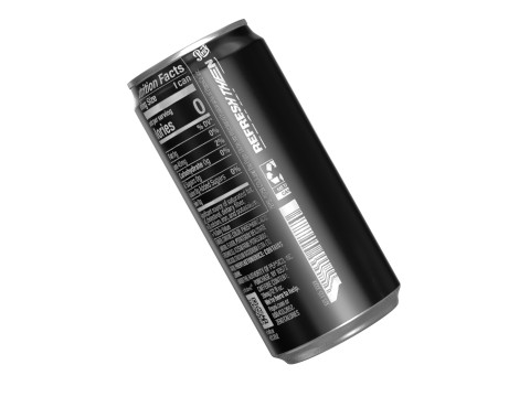 Pepsi Zero Drink Can Sleek 250ml 04 3Dモデル