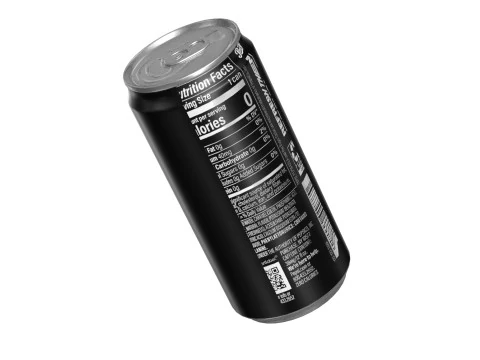 Pepsi Zero Drink Can Sleek 250ml 04 3D Model