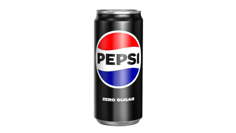 Pepsi Zero Drink Can Sleek 270ml 05 Modelo 3D .c4d .max .obj .3ds .fbx .stl .blend 
