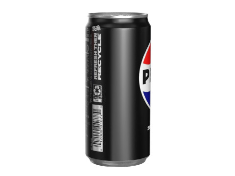 Pepsi Zero Drink Can Sleek 270ml 05 Modelo 3D