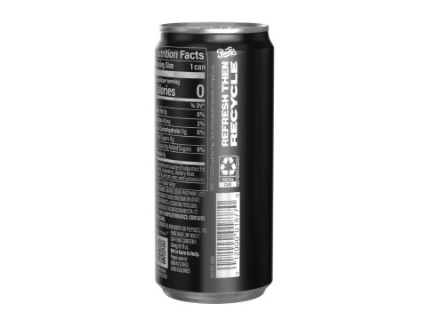 Pepsi Zero Drink Can Sleek 270ml 05 Modelo 3D