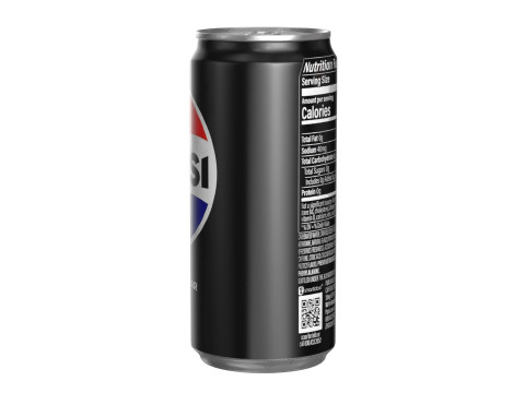 Pepsi Zero Drink Can Sleek 270ml 05 Modelo 3D