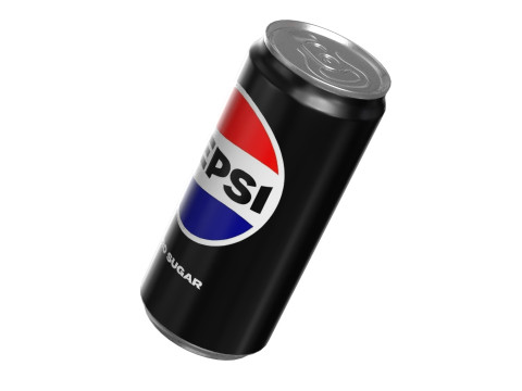 Pepsi Zero Drink Can Sleek 270ml 05 Modelo 3D
