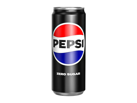 Pepsi Zero Drink Can Sleek 310ml 06 3D Модель