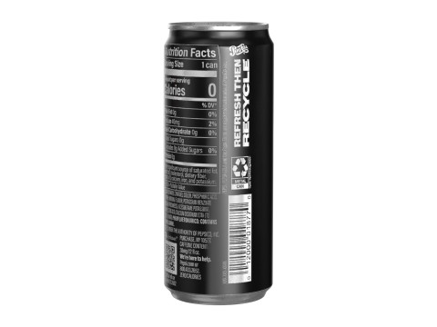 Pepsi Zero Drink Can Sleek 310ml 06 3D Model