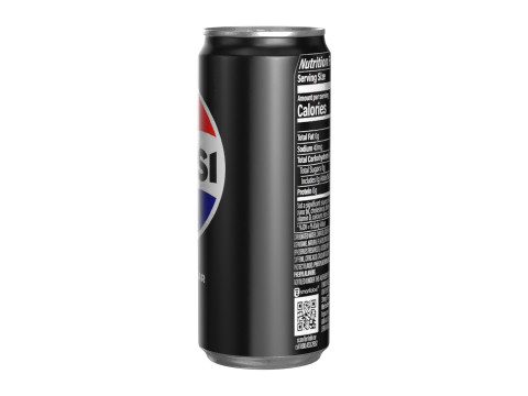 Pepsi Zero Drink Can Sleek 310ml 06 3D Model