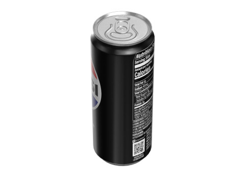 Pepsi Zero Drink Can Sleek 310ml 06 3D Model