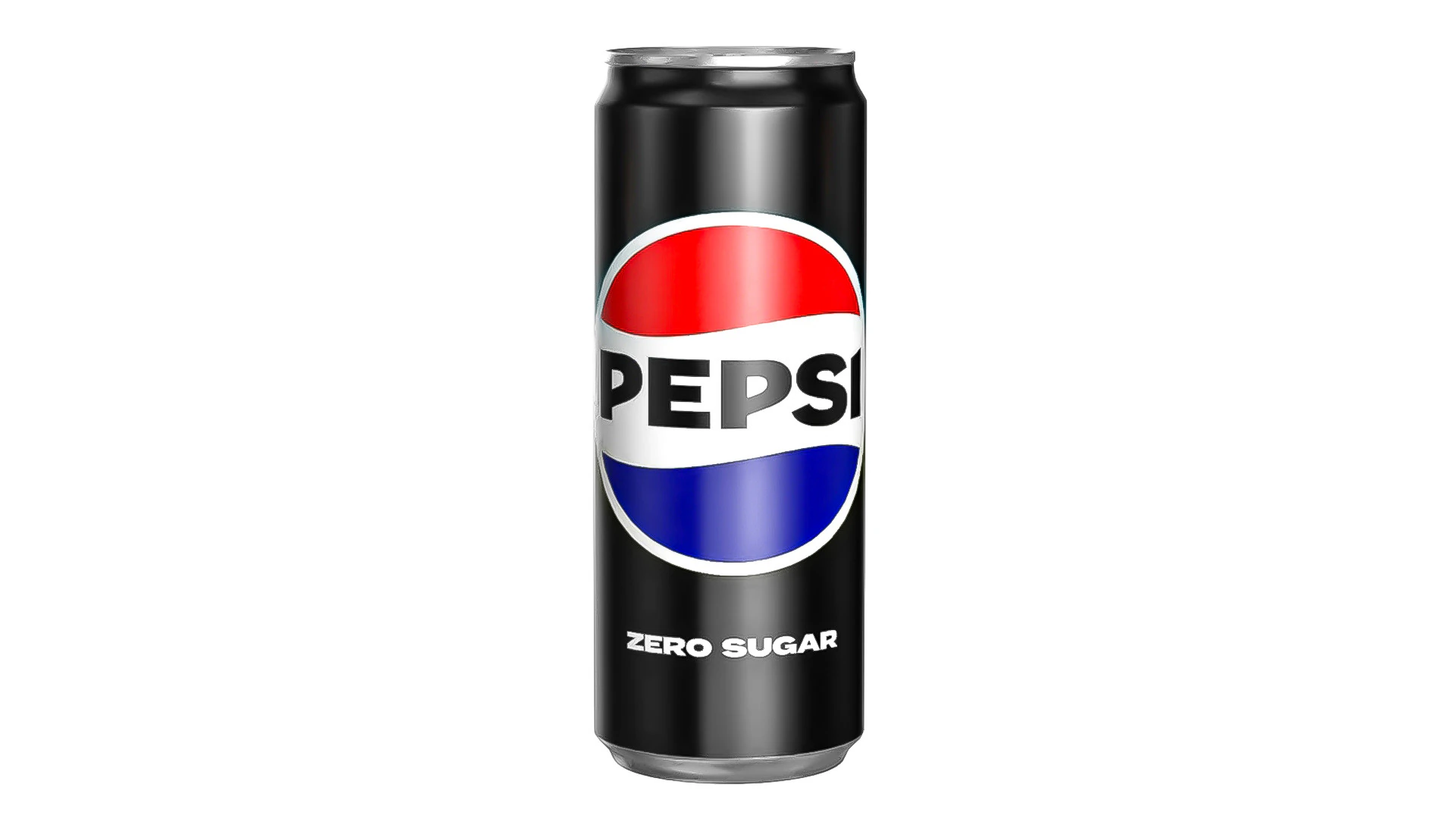 Pepsi Zero Drink Can Sleek 330ml 07 3D Model .c4d .max .obj .3ds .fbx .stl .blend 