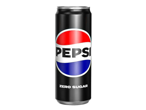 Pepsi Zero Drink Canette Sleek 330ml 07 Modèle 3D
