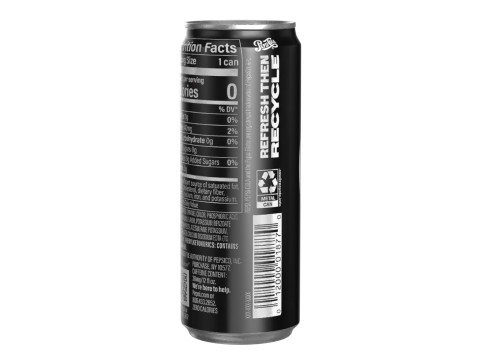 Pepsi Zero Drink Can Sleek 330ml 07 Modèle 3D