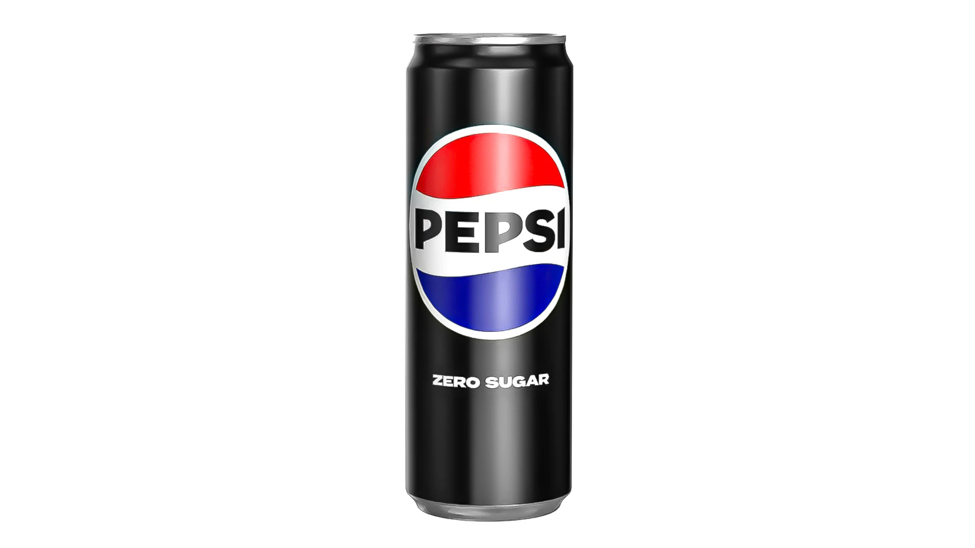 Pepsi Zero Drink Can Sleek 355ml 08 3D Model .c4d .max .obj .3ds .fbx .stl .blend 