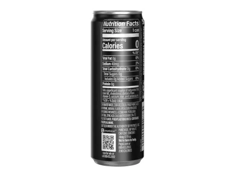 Pepsi Zero Drink Can Sleek 355ml 08 3D Model