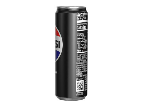 Pepsi Zero Drink Can Sleek 355ml 08 Modèle 3D