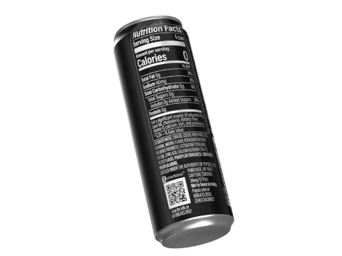 Pepsi Zero Drink Can Sleek 355ml 08 Modèle 3D