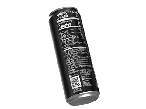 Pepsi Zero Drink Can Sleek 355ml 08 3D Model