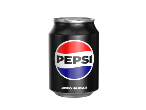 Pepsi Zero Drink Can 250ml 09 3D Модель