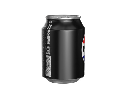 Pepsi Zero Drink Can 250ml 09 3D मॉडल