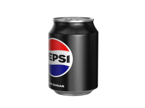Pepsi Zero Drink Can 250ml 09 3D Model