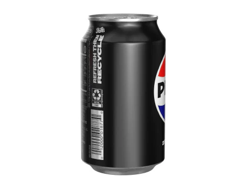 Pepsi Zero Drink Can 330ml 10 3D Model