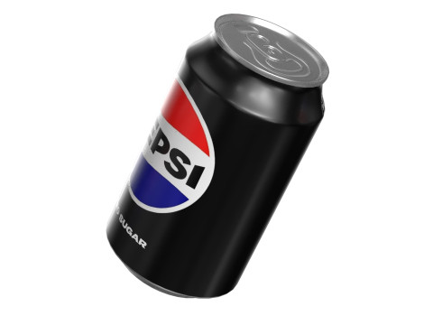 Pepsi Zero Drink Can 330ml 10 3D Model