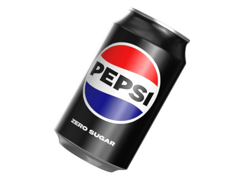 Pepsi Zero Drink Can 330ml 10 3D Model