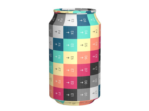 Pepsi Zero Drink Can 330ml 10 3D Model