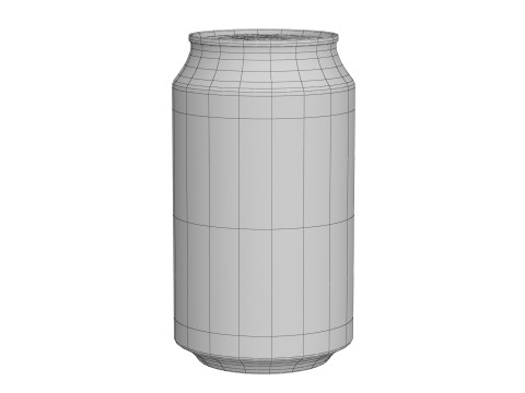 Pepsi Zero Drink Can 330ml 10 3D Model