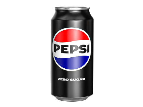 Pepsi Zero Drink Can 375ml 12 3D Model