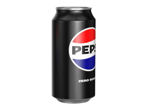 Pepsi Zero Drink Can 375ml 12 Modèle 3D
