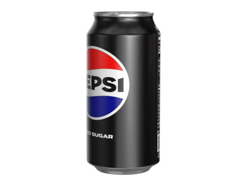 Pepsi Zero Drink Can 375ml 12 Modèle 3D