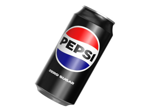 Pepsi Zero Drink Can 375ml 12 Modèle 3D