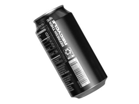 Pepsi Zero Drink Can 375ml 12 Modèle 3D