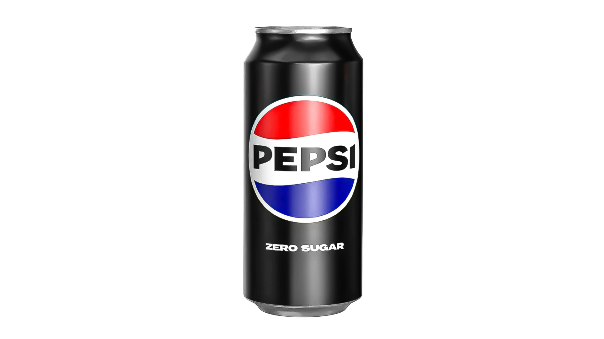 Pepsi Zero Drink Can 473ml 13 3D Model .c4d .max .obj .3ds .fbx .stl .blend