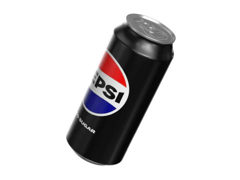 Pepsi Zero Drink Can 473ml 13 3D Model