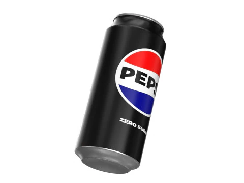 Pepsi Zero Drink Can 473ml 13 3D Model