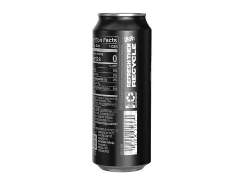 Pepsi Zero Drink Can 500ml 14 3D Модель