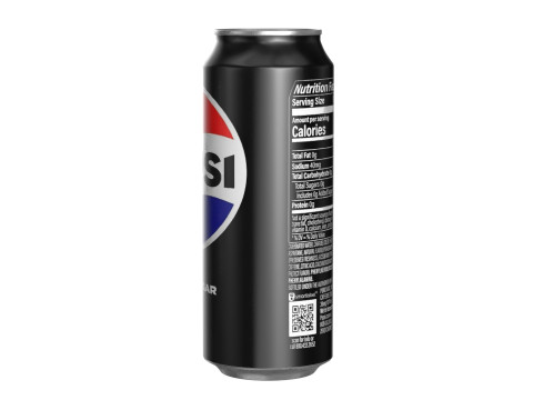 Pepsi Zero Drink Can 500ml 14 3D Модель