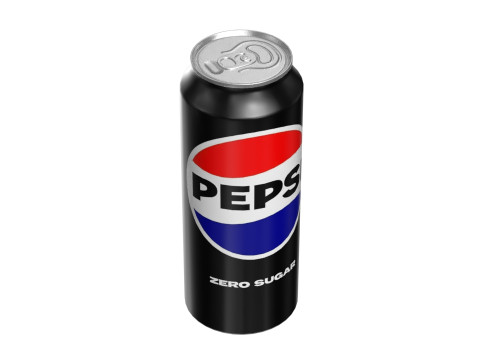 Pepsi Zero Drink Can 500ml 14 3D Модель
