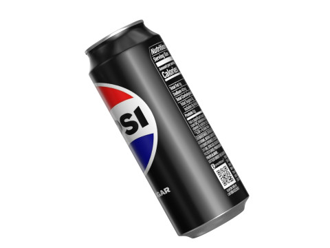 Pepsi Zero Drink Can 500ml 14 3D Модель