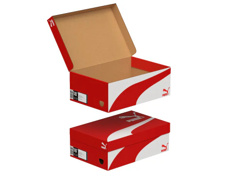 Caja de zapatos Puma 02 Modelo 3D