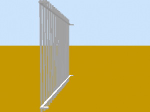 verja ventana window railing Model 3D