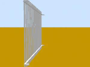 verja ventana window railing 3D Model
