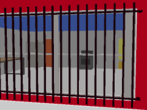 verja ventana window railing Model 3D