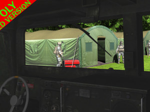 military tent 3D Модель