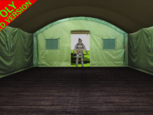 military tent 3D Модель