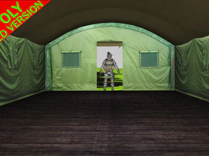 military tent 3D Model
